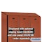 Salsbury Industries 2 Tier Designer Locker, 54"Wx76"Hx18"D, 6 Door, Cherry 18-22368CHE - alternate 6